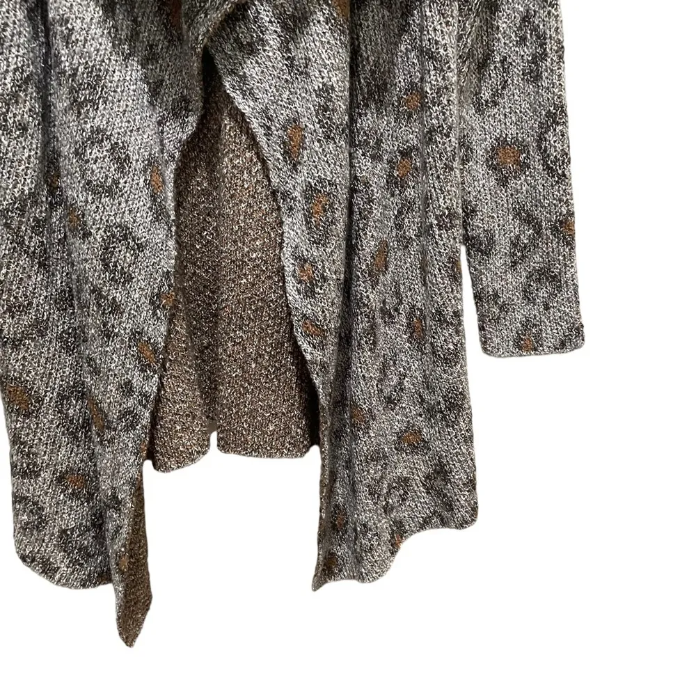 Lulu’s Cupcakes and Cashmere Mel Leopard Print Cardigan Sweater Size Medium - Image 6
