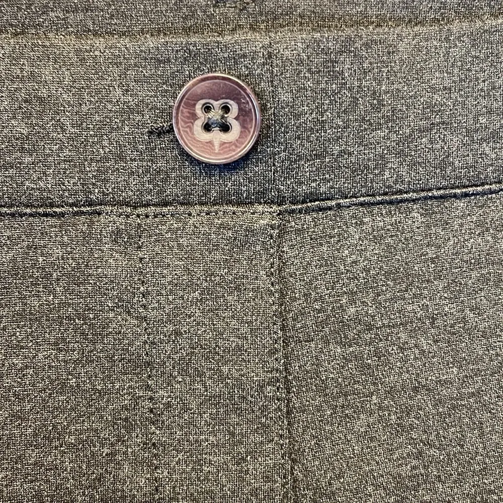 Betabrand Bootcut Classic Dress Pant Yoga Pants Charcoal Size Large EUC #1348-LA - Image 6