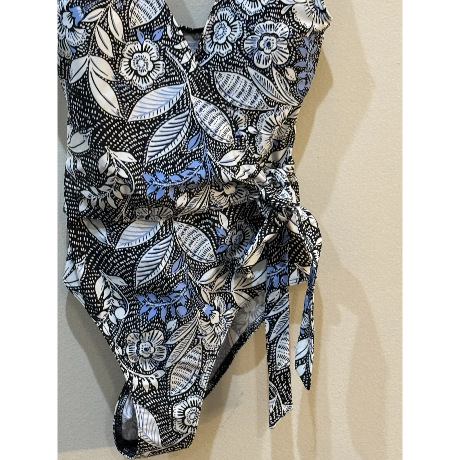 Summersalt Women's Swimsuit The Wrap -Piece Swim Size 2‎ Floral - Image 4