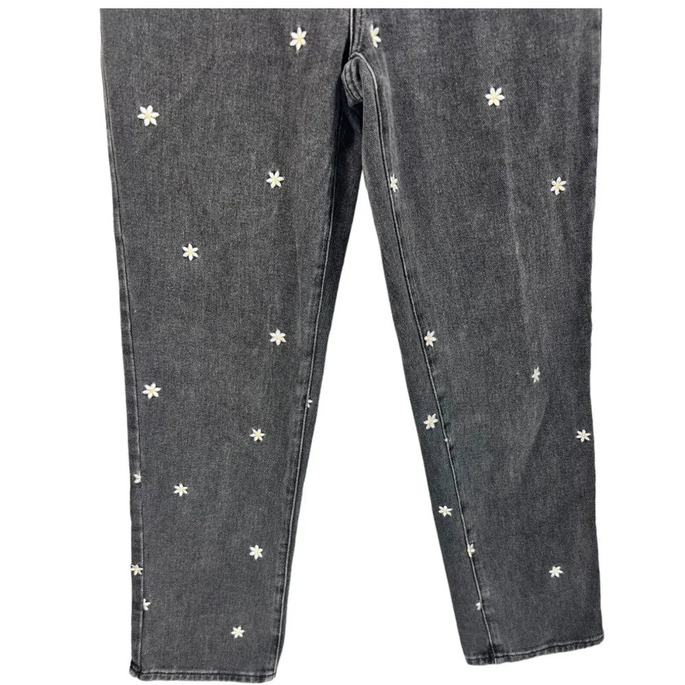 PacSun Daisy‎ Embroidered High Rise Straight Jeans 23 - Image 8