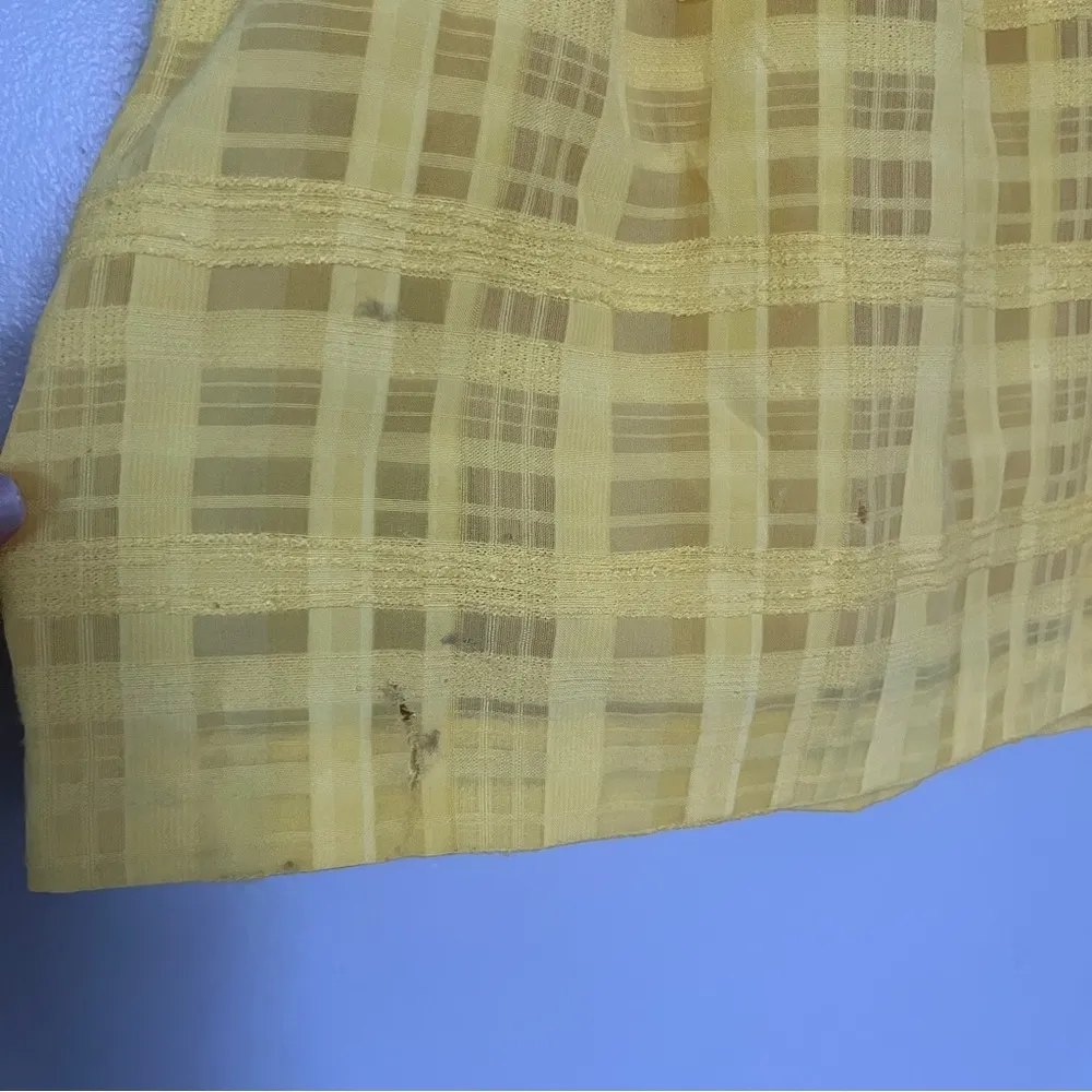 Tildon Aline Mini Skirt Yellow Small Medium 6 - Image 6