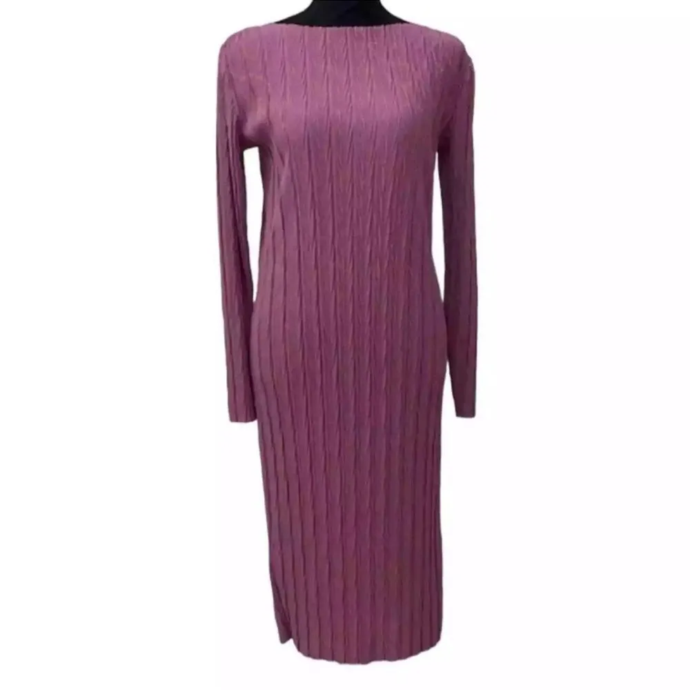 Zara MIDI Mauve Dress(Size Small) - Image 6