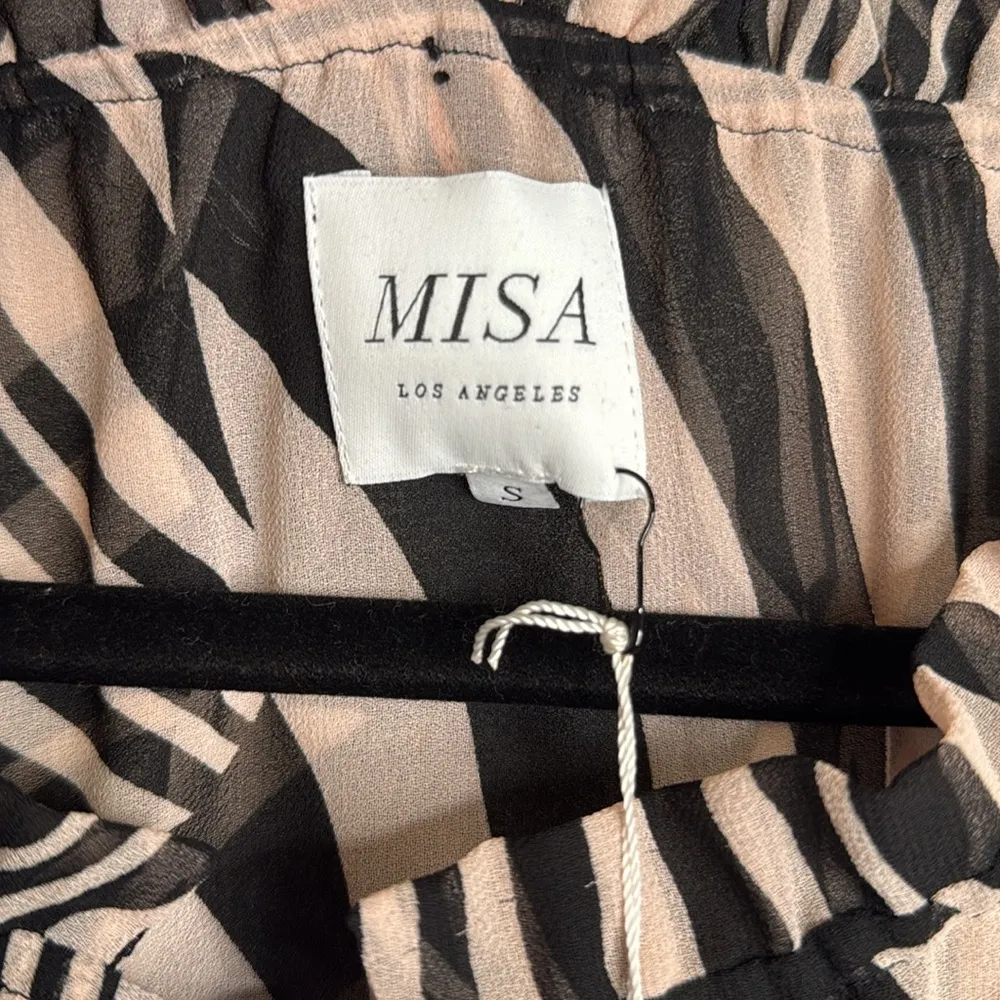 NEW with tags Misa Los Angeles Siena Top in Casablanca Black -‎ S - Image 3