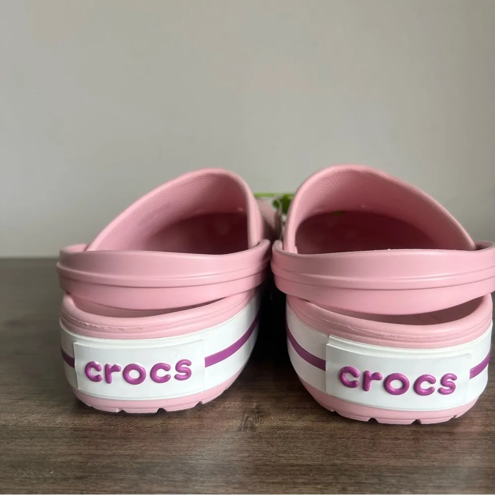 Crocs Crocband Pearlized Pink Unisex Clog Size 10 or 12 SKU#24214 - Image 4