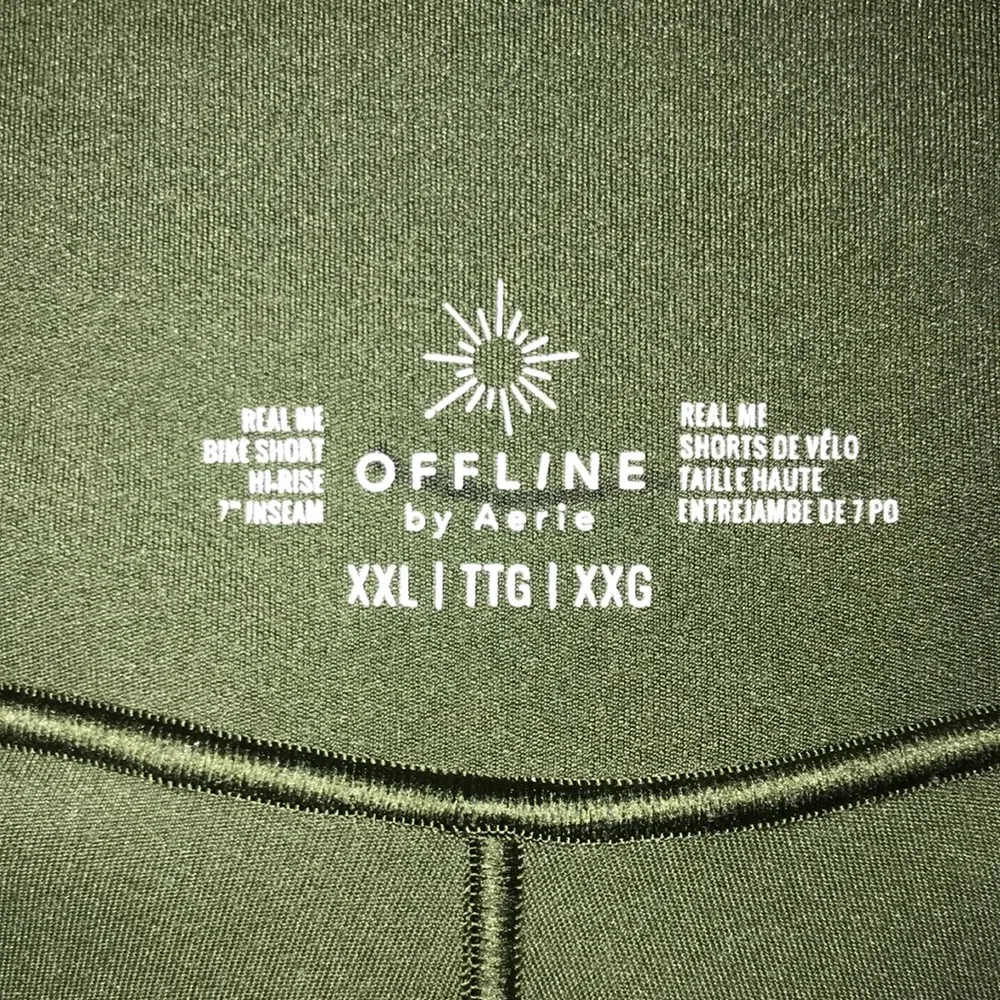 Aerie Offline Women’s Real Me Bike Short High-Rise 7” Inseam Crossover Waist - Image 4