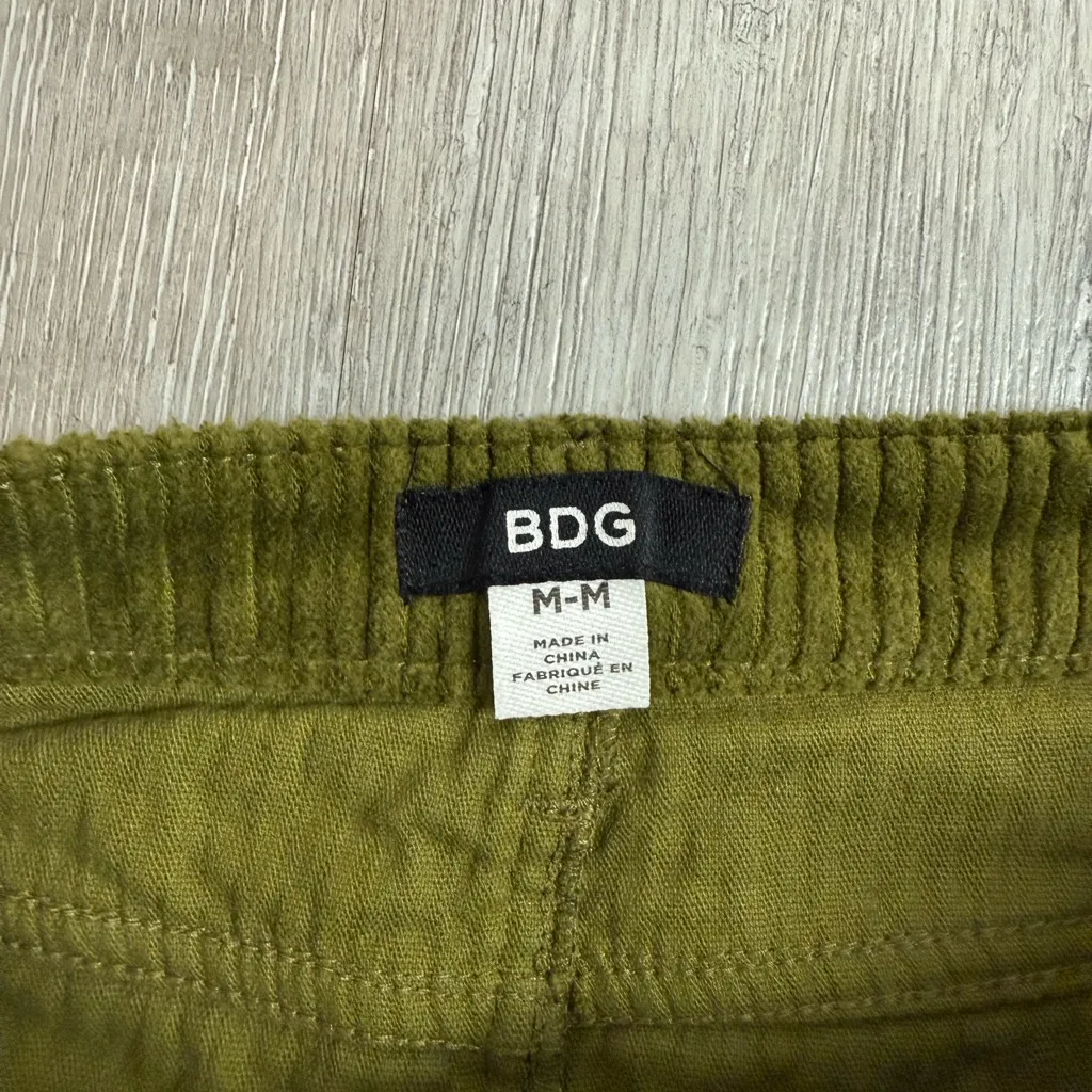 BDG Green Frayed Corduroy Mini Skirt - Size M - Image 7