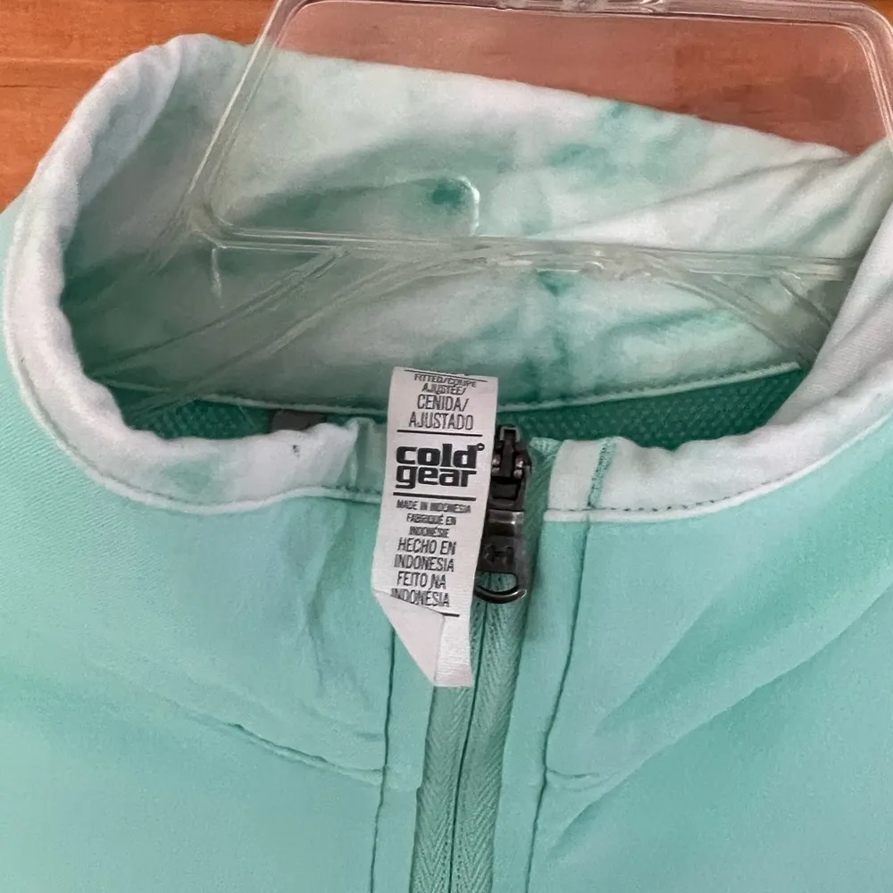 Under Armour Cold Gear Golf Jacket Aqua Long Sleeve S - Image 4