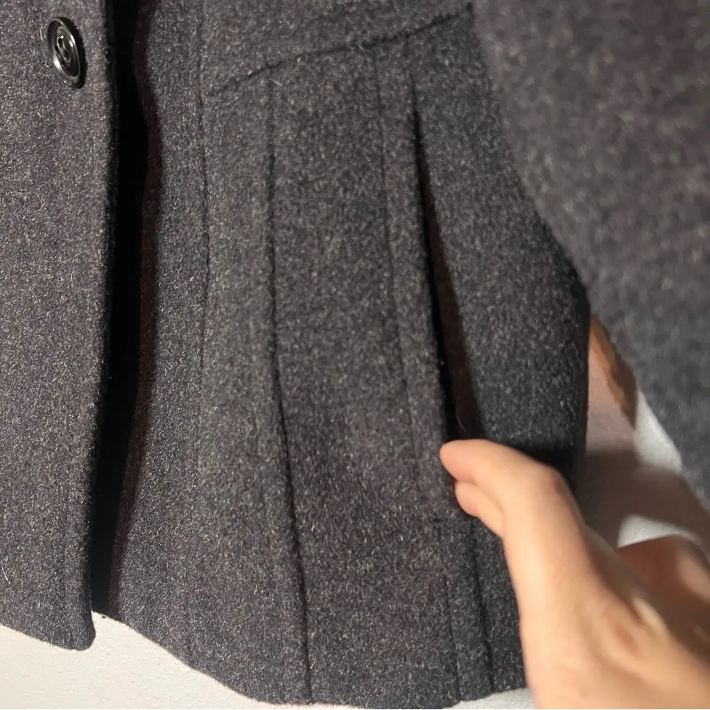 St. John’s Bay Double Breasted Pea Coat Wool Cashmere Blend Grat Large Petite - Image 5