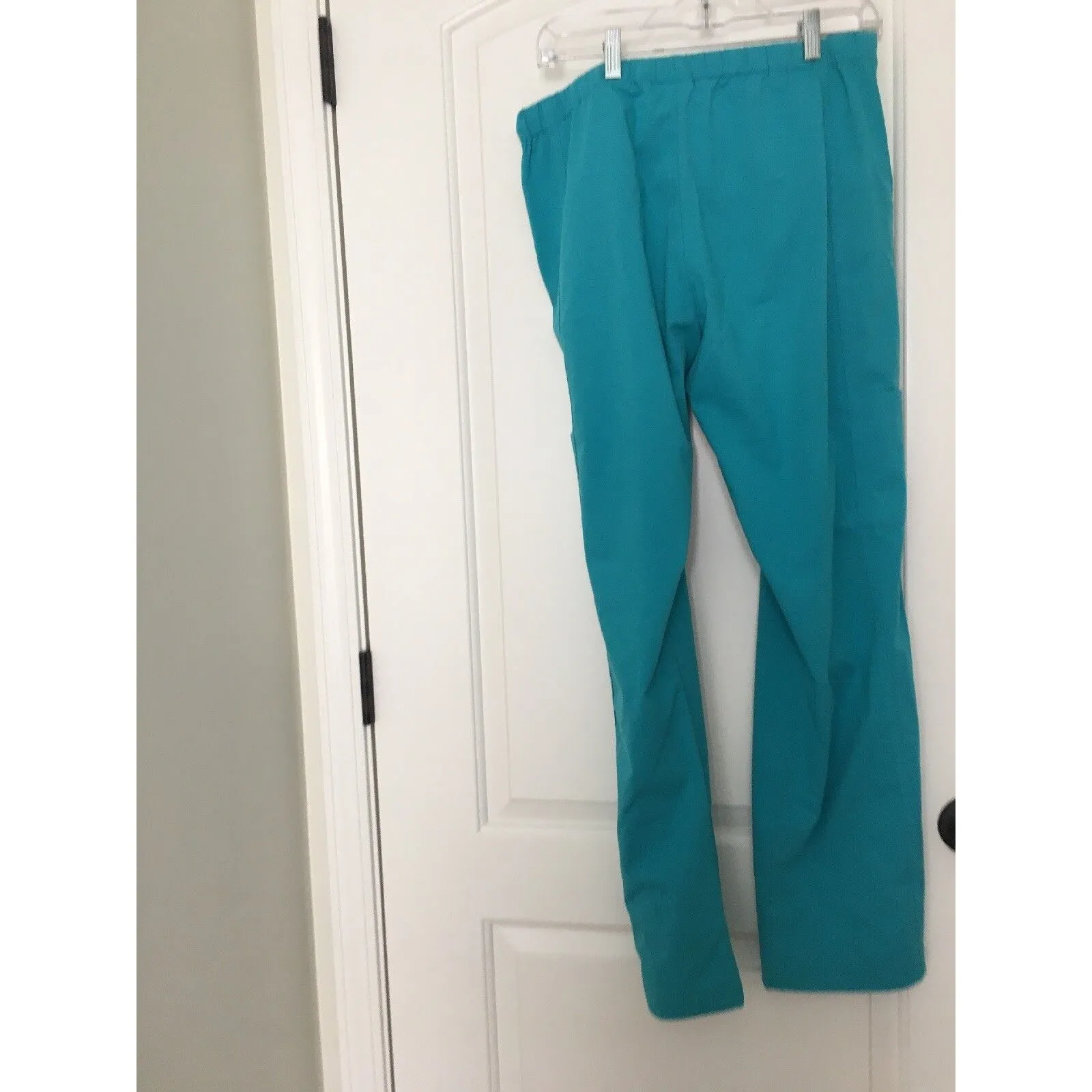 Dansko Women's Scrub Uniform Pants Nurse Medical Size M Tall Turquoise Blue - Image 6