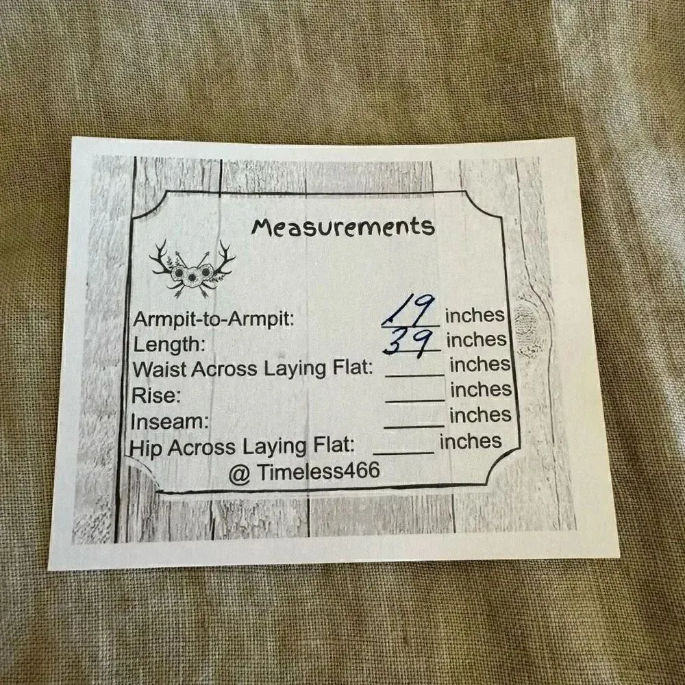 Lavinia Al Temple Linen Beige crew neck Short Sleeves Faux Side Buttons L # 1914 Tan Size L - Image 9