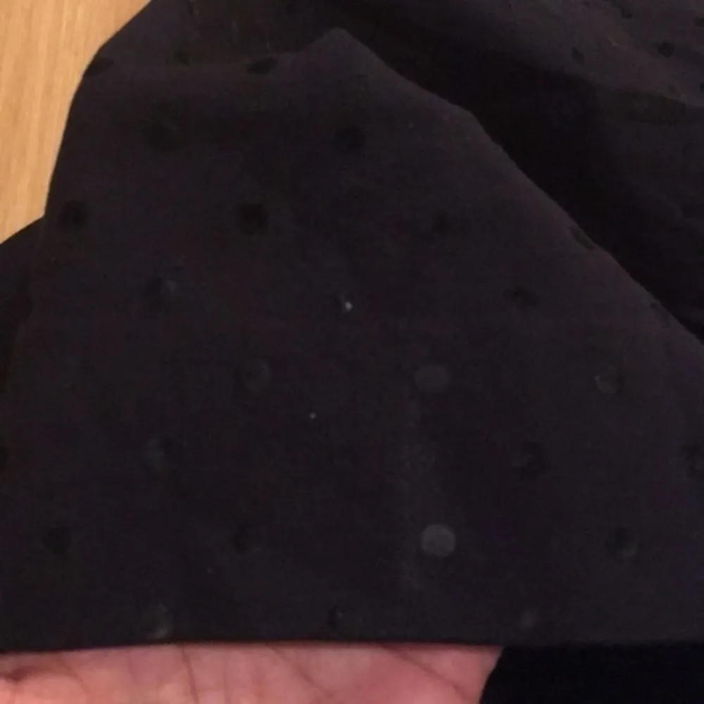 J. Crew Velvet Polkadot‎ Sleeveless Babydoll Dress Black - Image 8