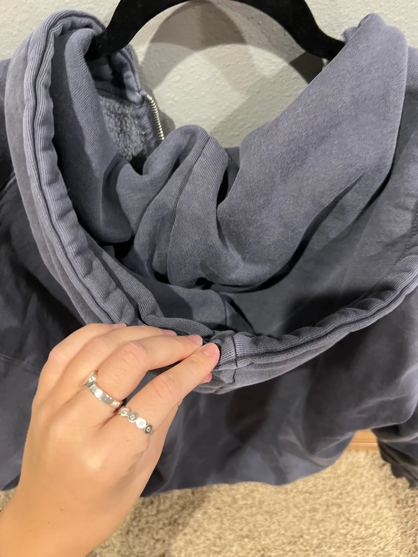 Brandy Melville Oversized Zip Up - Image 4