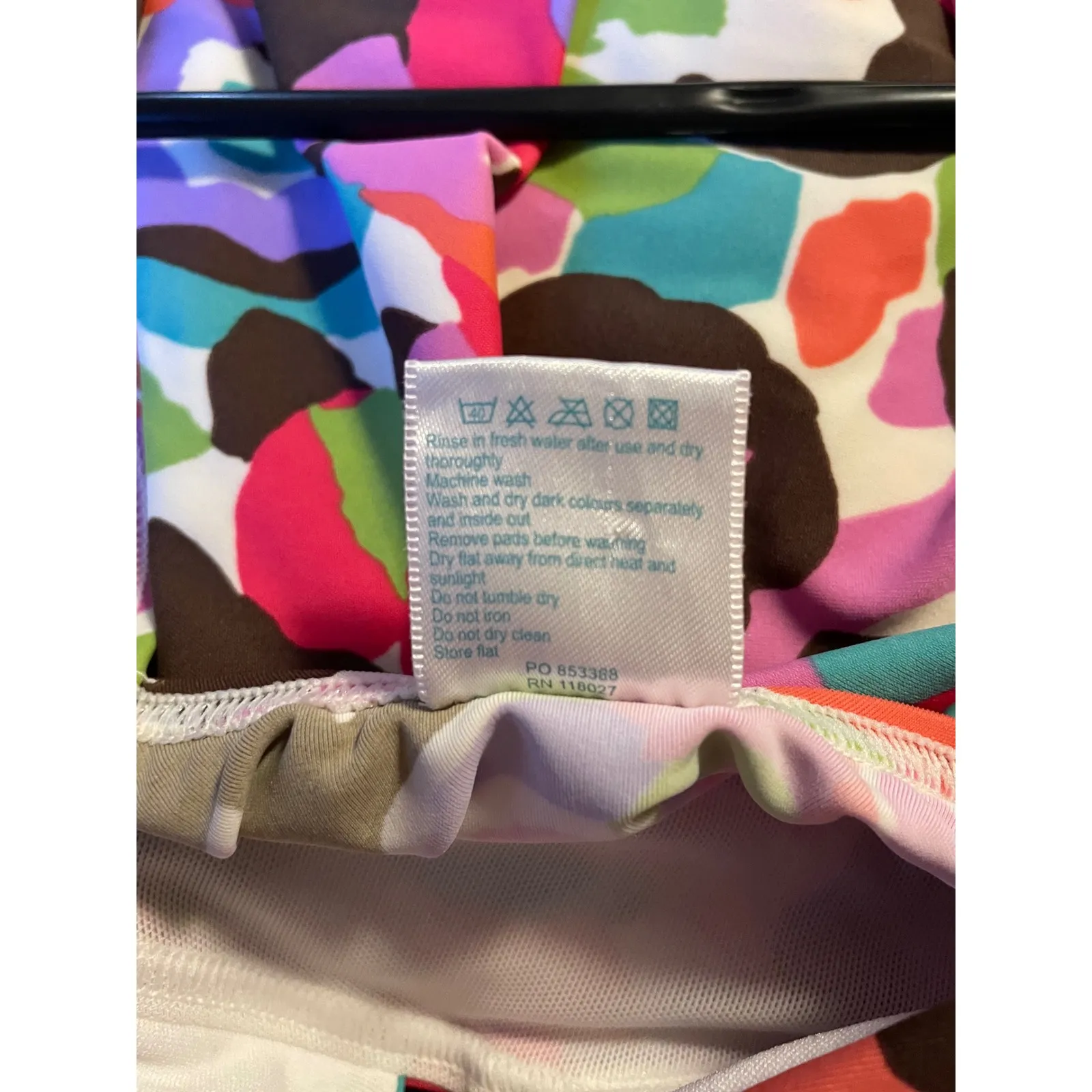 Boden Womens Multicolor‎ Floral Print One Piece Swimsuit Size US 6 UK 10 - Image 4