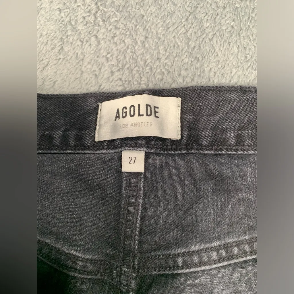 Agolde denim jeans 90’s jean black 27 distressed - Image 8