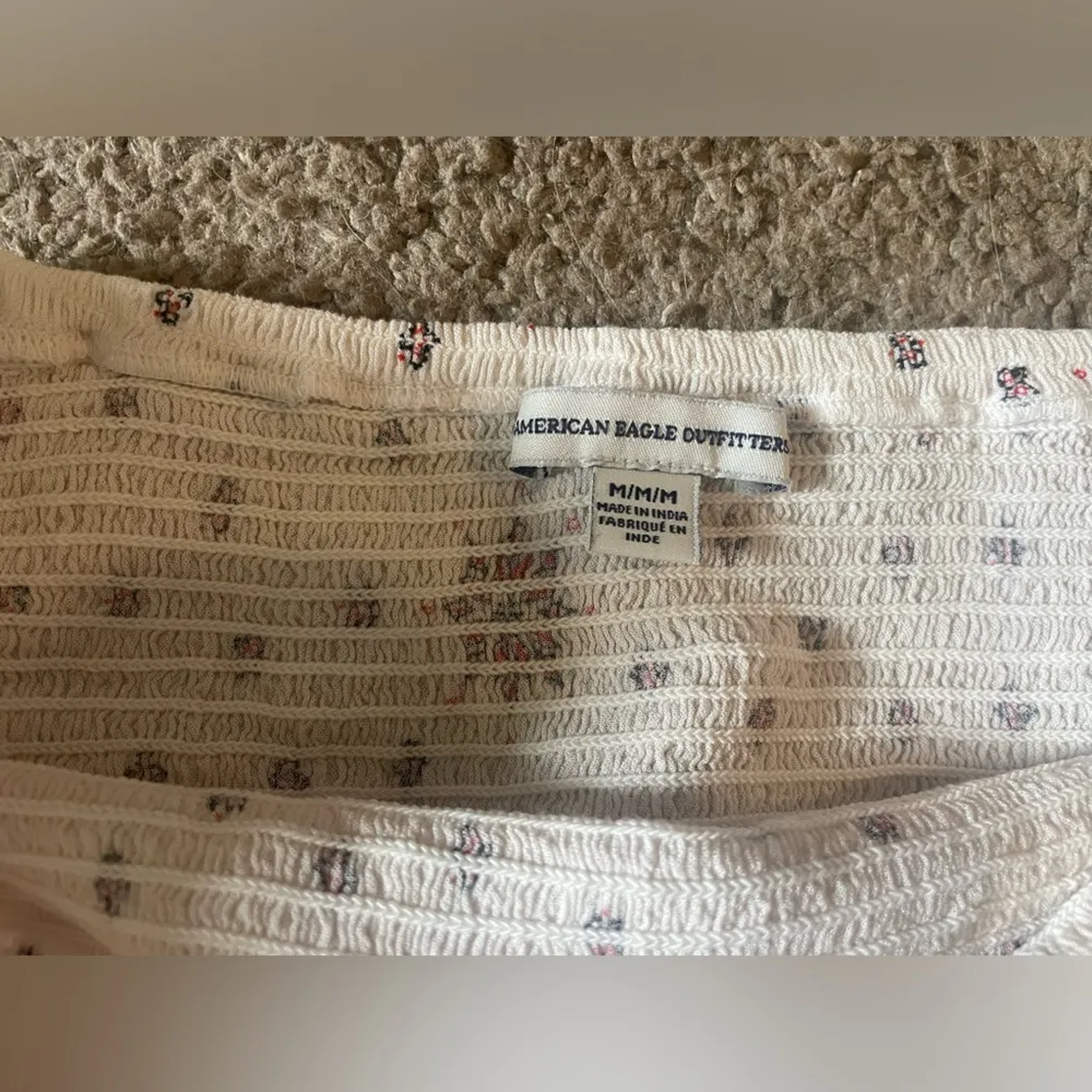 American Eagle Outfitters Red, White, Blue Paisley Bandana Tube Top Size Medium - Image 7