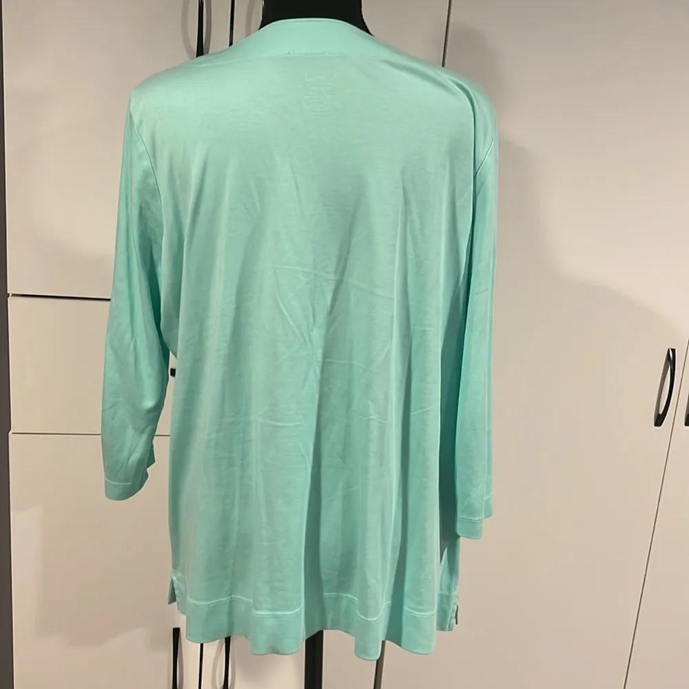 L.L.‎ Bean cotton long sleeve top  . Size XL - Image 4