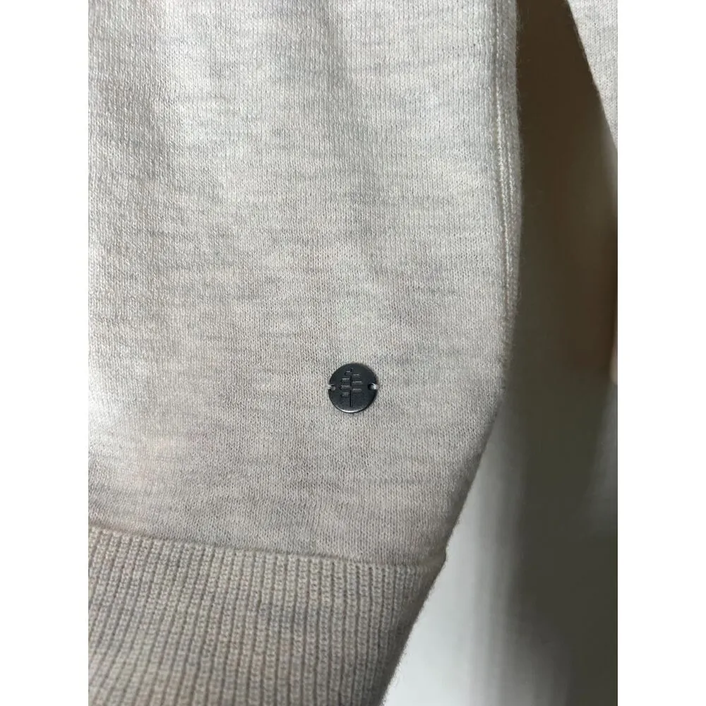 Royal Robbins Cream Turtle Neck Tunic Sweater Womens Sz XS Merino Wool - Image 2