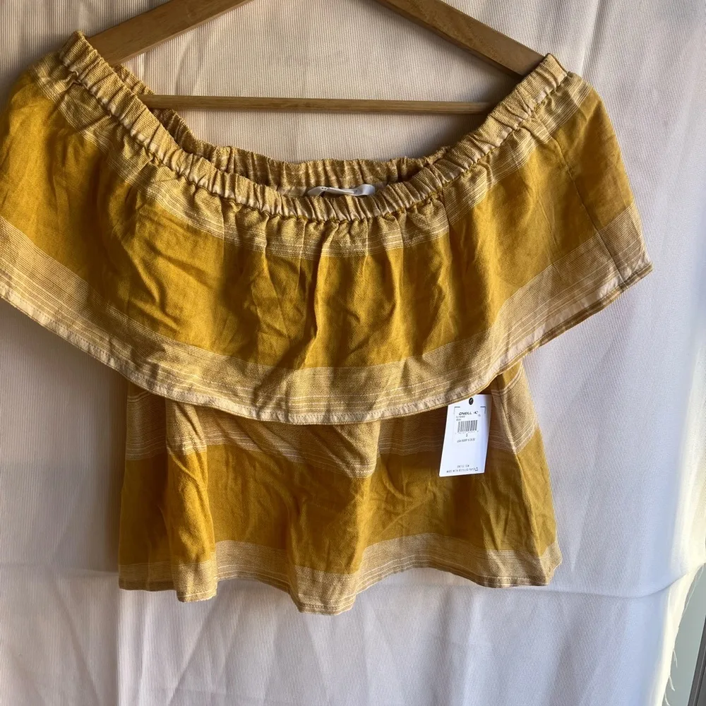 O'Neill Yellow Striped Top - Image 9