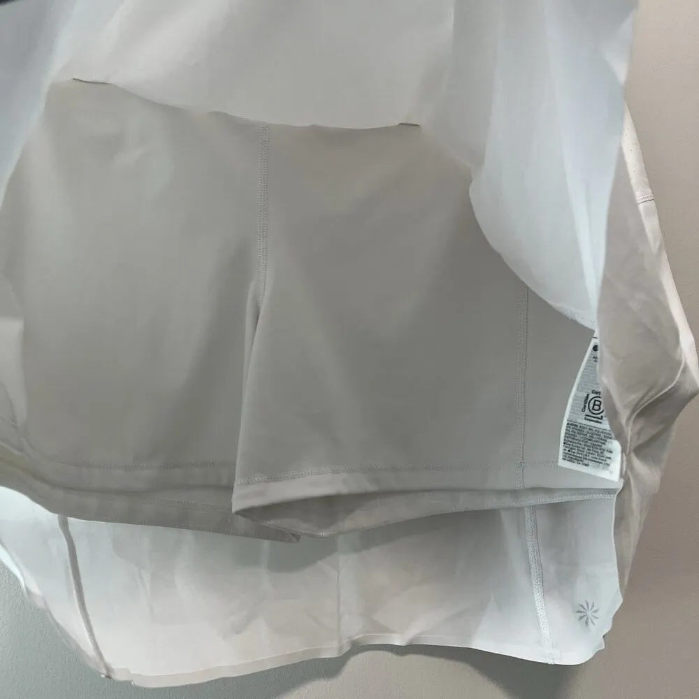 Athleta NWT Run with It 16‎ Inch Skort in White Size XL - Image 6