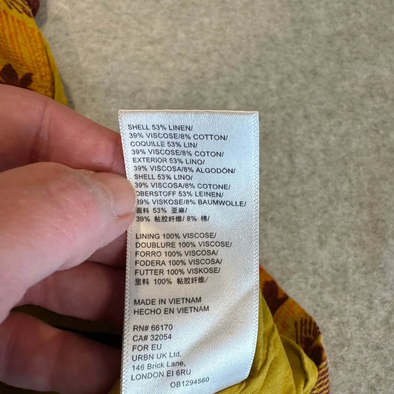 Urban Outfitters Floral Print Mini Dress Cutout Back Sundress Size M - Image 15