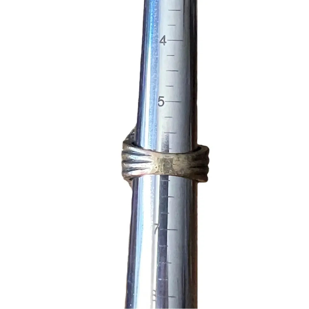 Faux Turquoise Oval Cabochon Antique Gold Tone Ring Size 6 - Image 9