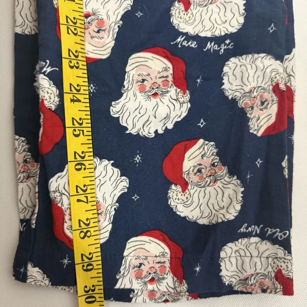 Old Navy Santa Holiday Pajama Pants Flannel Cotton Christmas Fall Winter M - Image 10