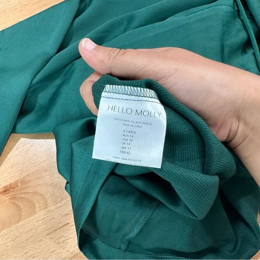 Hello Molly The Dance All Night Jumpsuit Green Party NWT 10 XL - Image 10