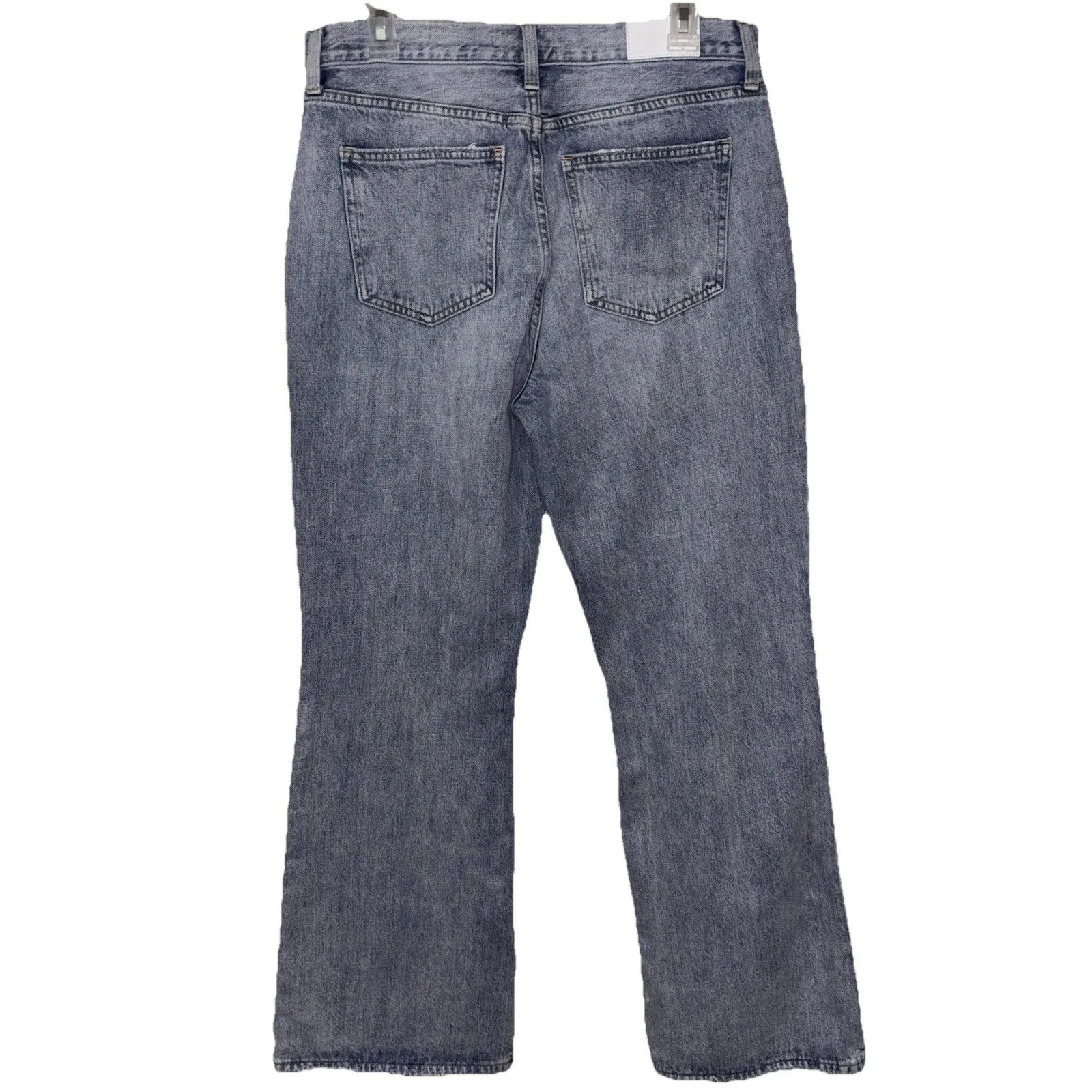 Pistola Blue Jeans Women Sz 30 High Rise Wide Leg Distressed - Image 2