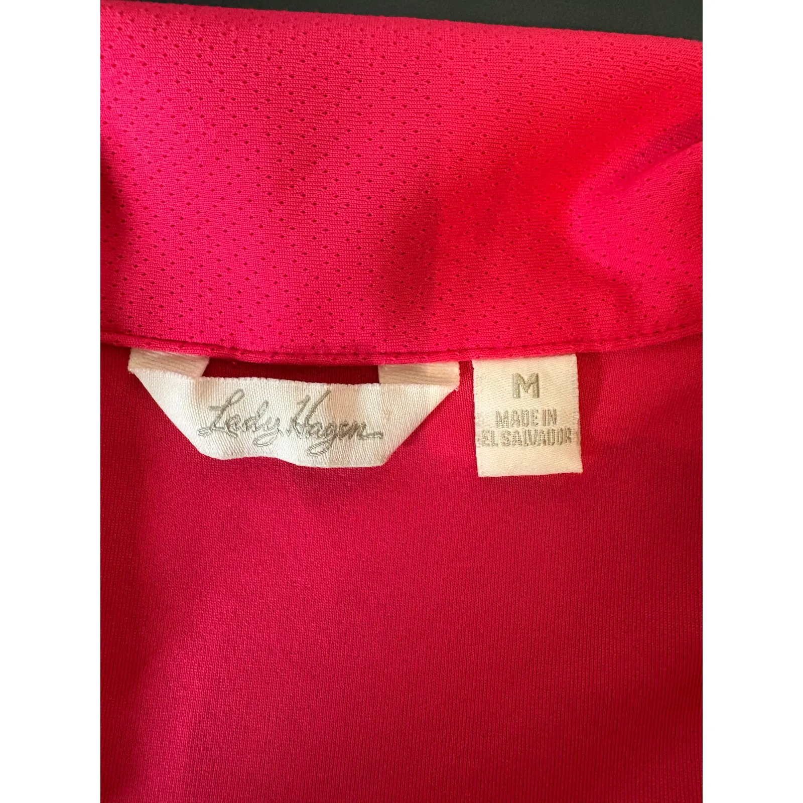 Lady Hagen  golf polo pink size large - Image 2