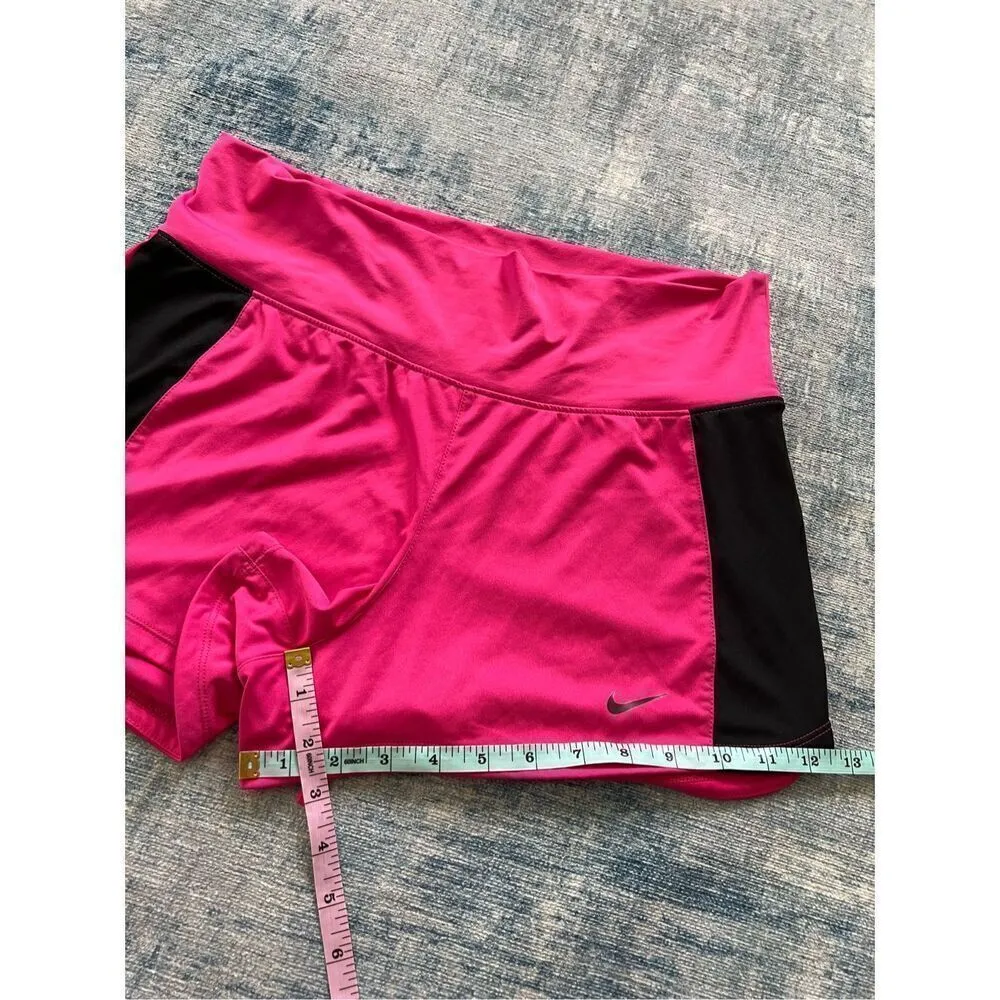 Nike Pink Black Dri Fit 3'' Infiknit Training Running Shorts Medium - Image 4