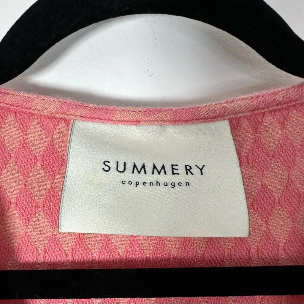 Summery Copenhagen Alex Top 100% Cotton Size XS Pink - Image 5