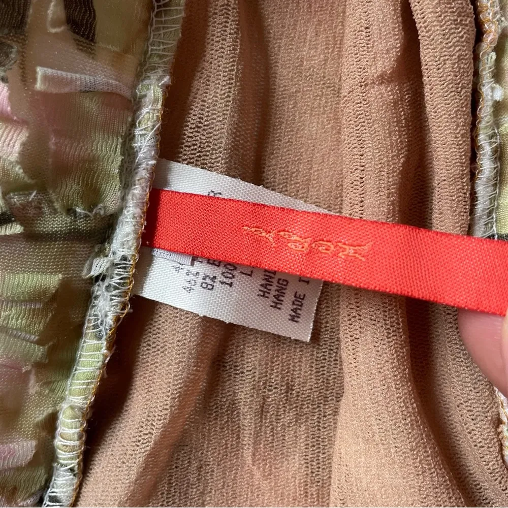 90s Y2K Vintage Shredded Mesh Paper Doll Fairycore Midi Skirt Small - Image 8