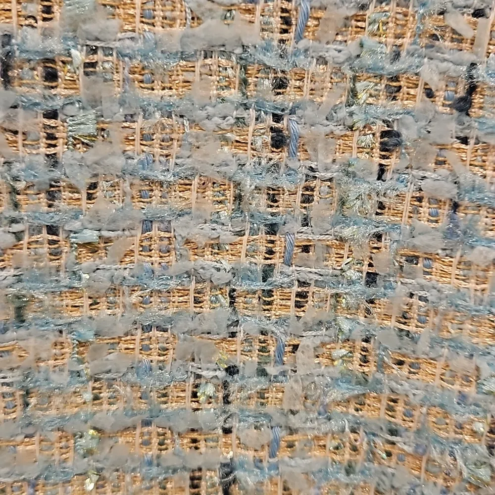 💕ST JOHN💕 Sequin Tweed Knit Sheath Dress ~ Aqua 14 NWOT - Image 12