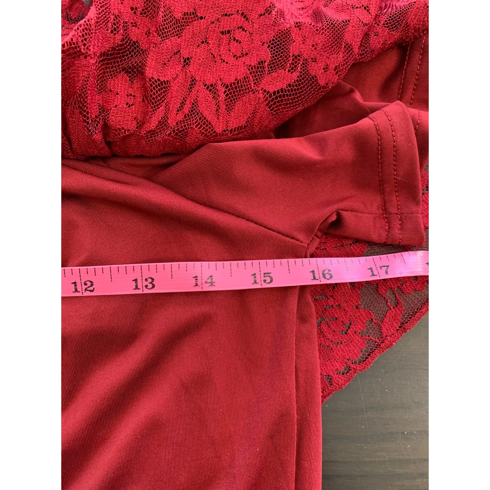 Burgundy Lace Off - Image 9