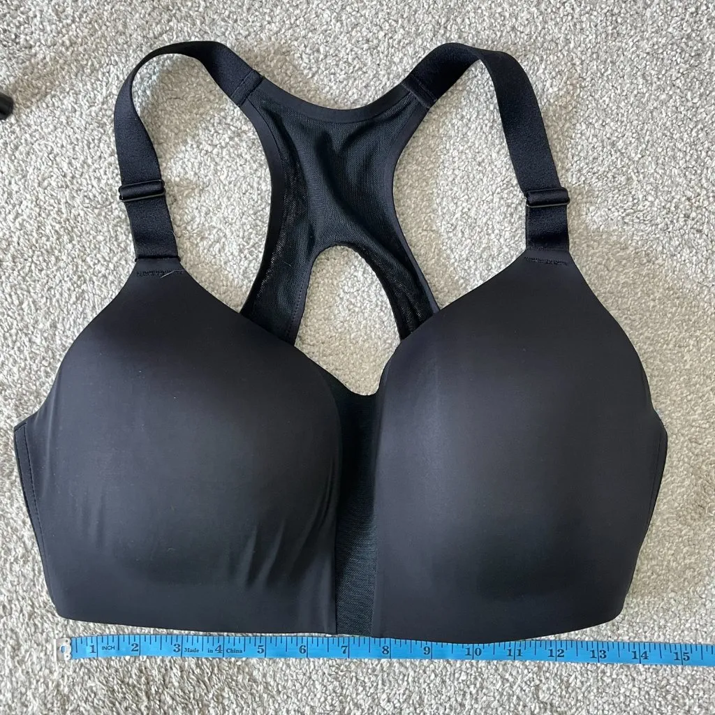 Nike 38DD Black High Support Racerback Rival Sports Bra - Image 6