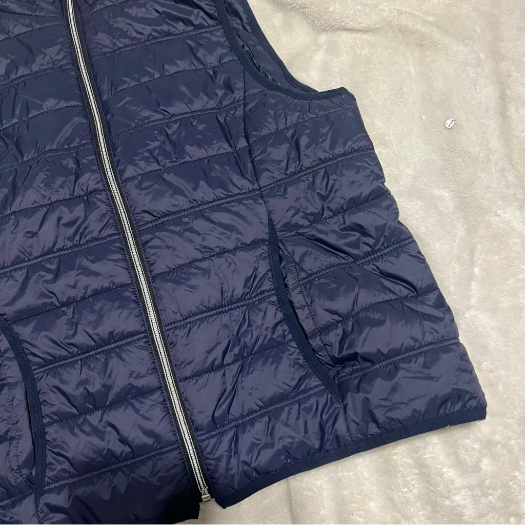 Guess Dark Blue Women's Quilted Vest - Image 3