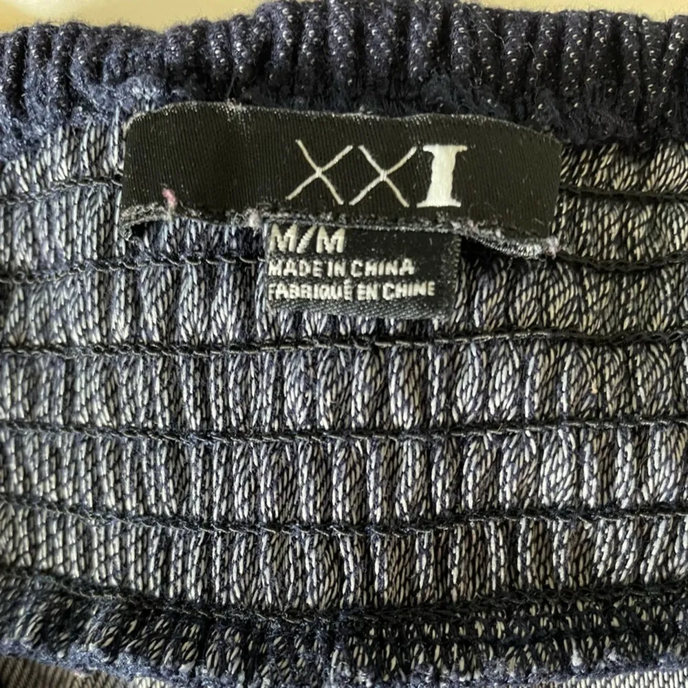 Forever 21 XXI Bandeau Strapless Mini Dress with Studs Medium - Image 8