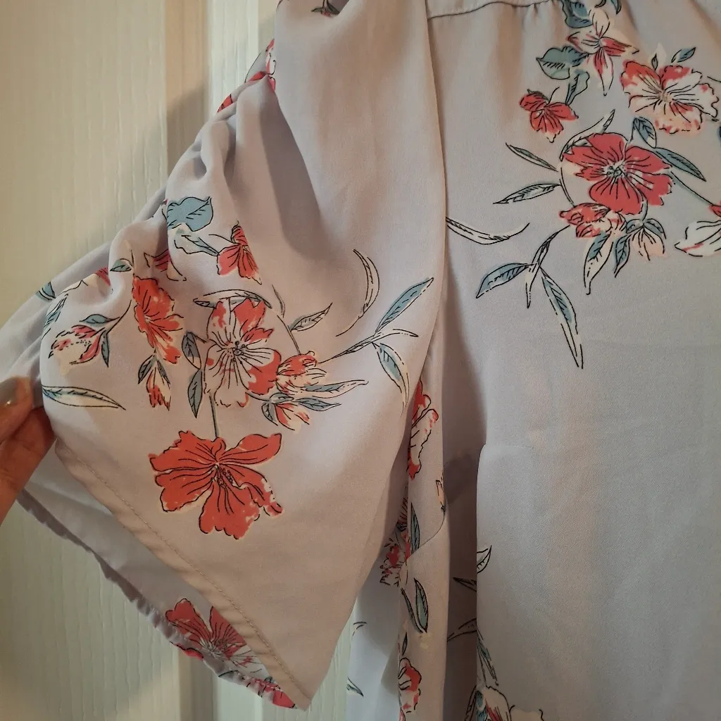 Torrid Sz 3 Floral Button-Down Blouse - Image 5