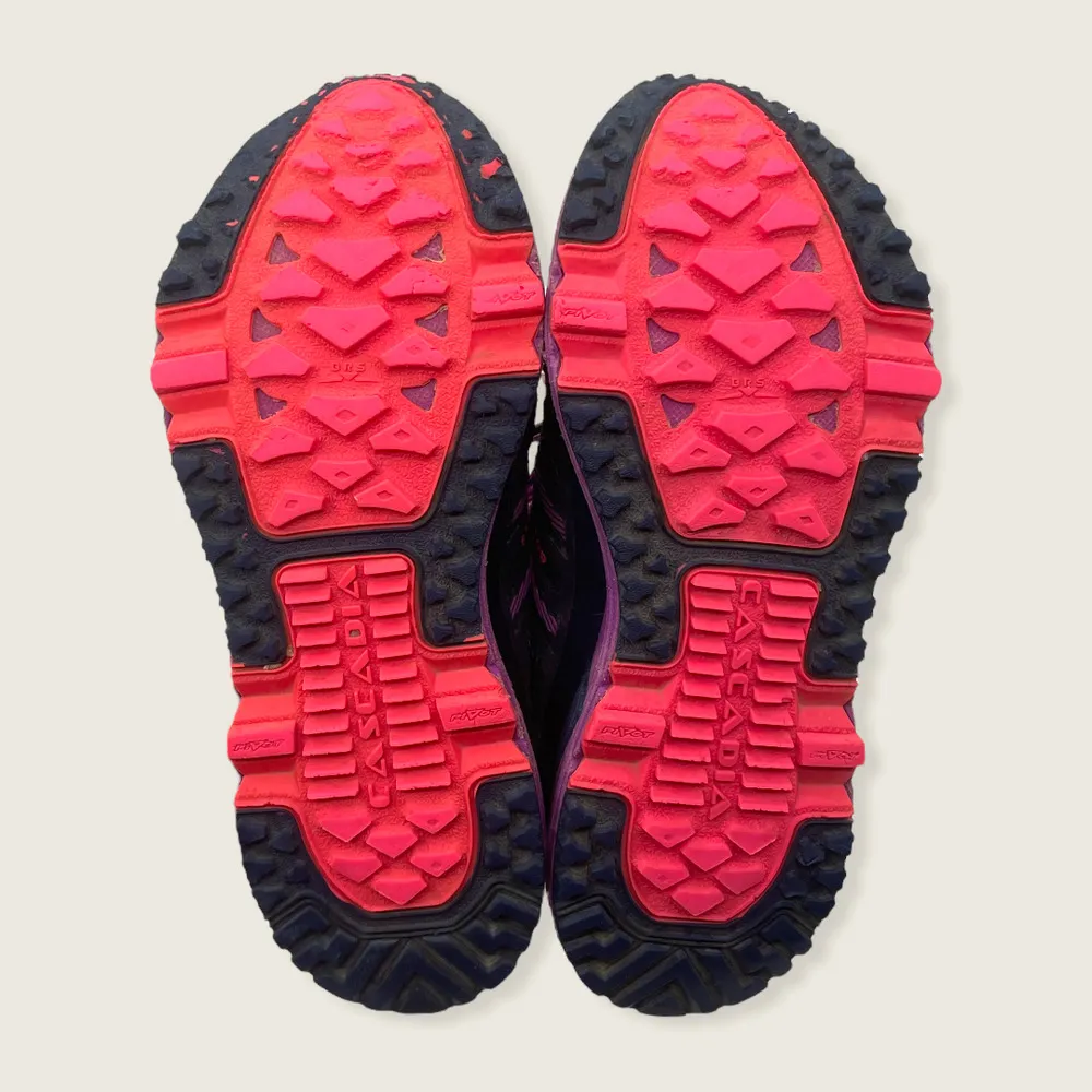 Brooks Cascadia 10 Purple Gray Fabric Mesh Lace Up Trail Running Sneakers 6 - Image 8