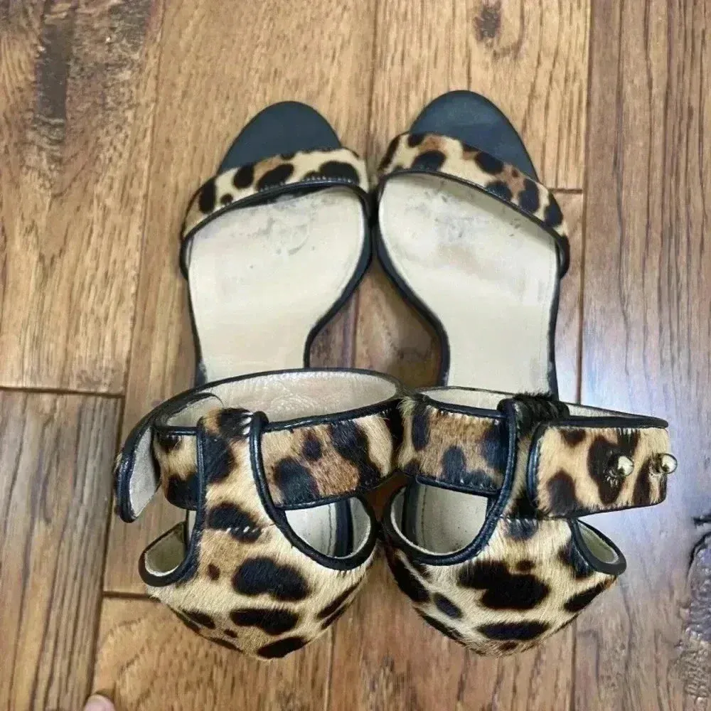 J CREW COLLECTION Lanie Calf-Hair Stacked Heel Shoe 7 - Image 7