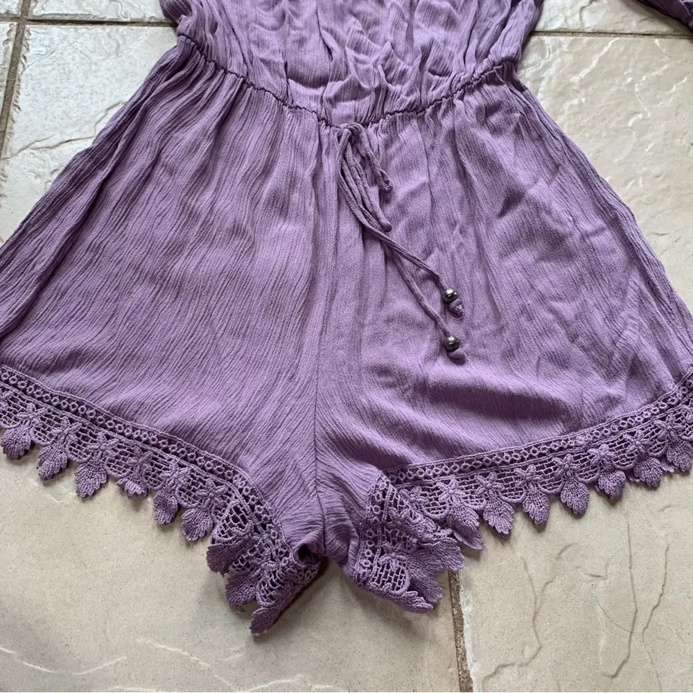Maurice's  purple romper Sz small - Image 2