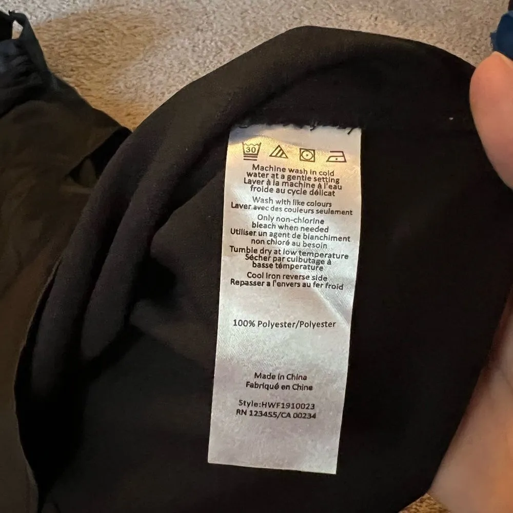 Halston medium black blouse - Image 5