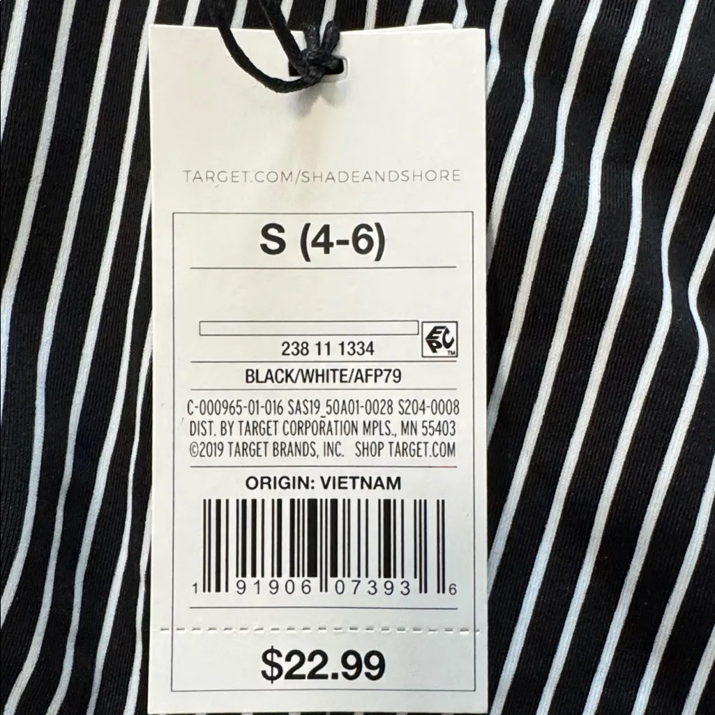 Target Black and White Striped Bikini Bottoms - Image 3