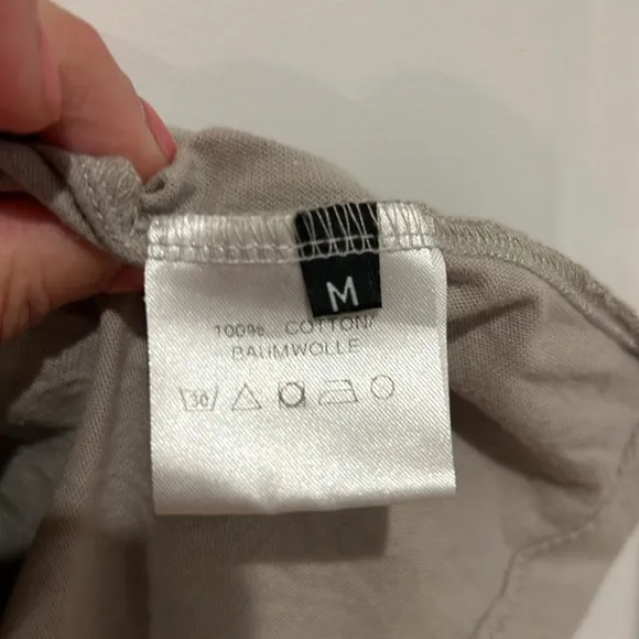 Ganni‎ medium cotton dress with rolled hem - Image 5