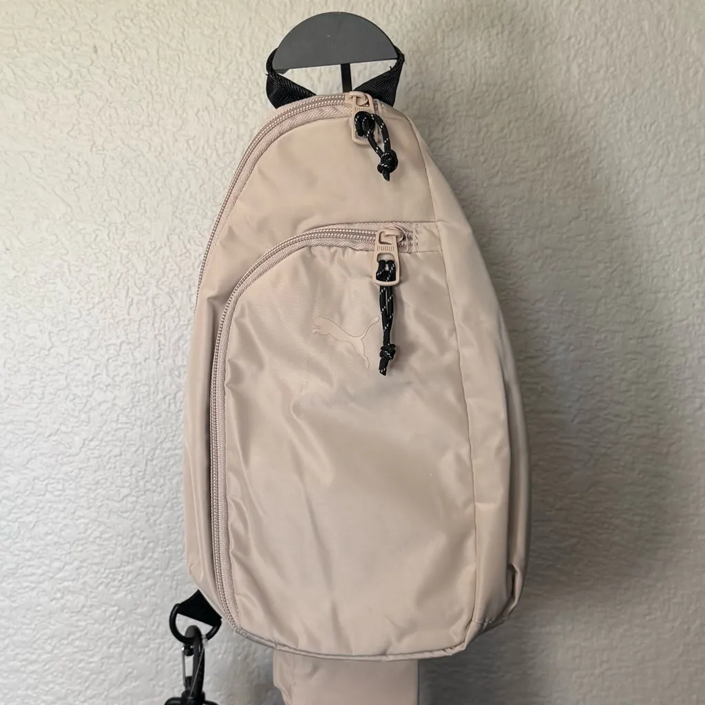 Puma Evercat Myriad Light Beige Tan Sling Crossbody Bag Unisex NWOT - Image 4