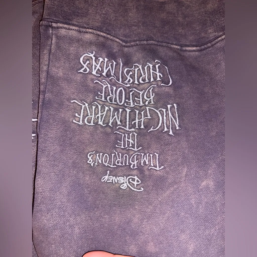 Disney Parks Nightmare Before Christmas Oversized Sweatshirt Medium NWT - Image 9