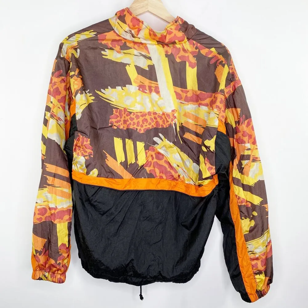 Seek The Label LF Black Brown Orange Nylon Jacket Women's Size X-Small XS - Image 2