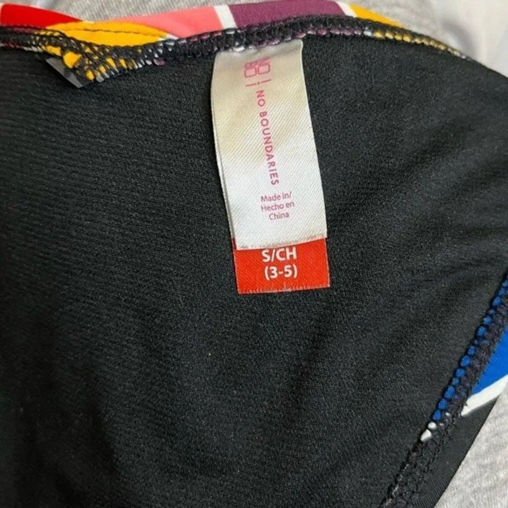 No Boundaries Multi-Color Striped Two Piece Bikini Size Small - Image 8