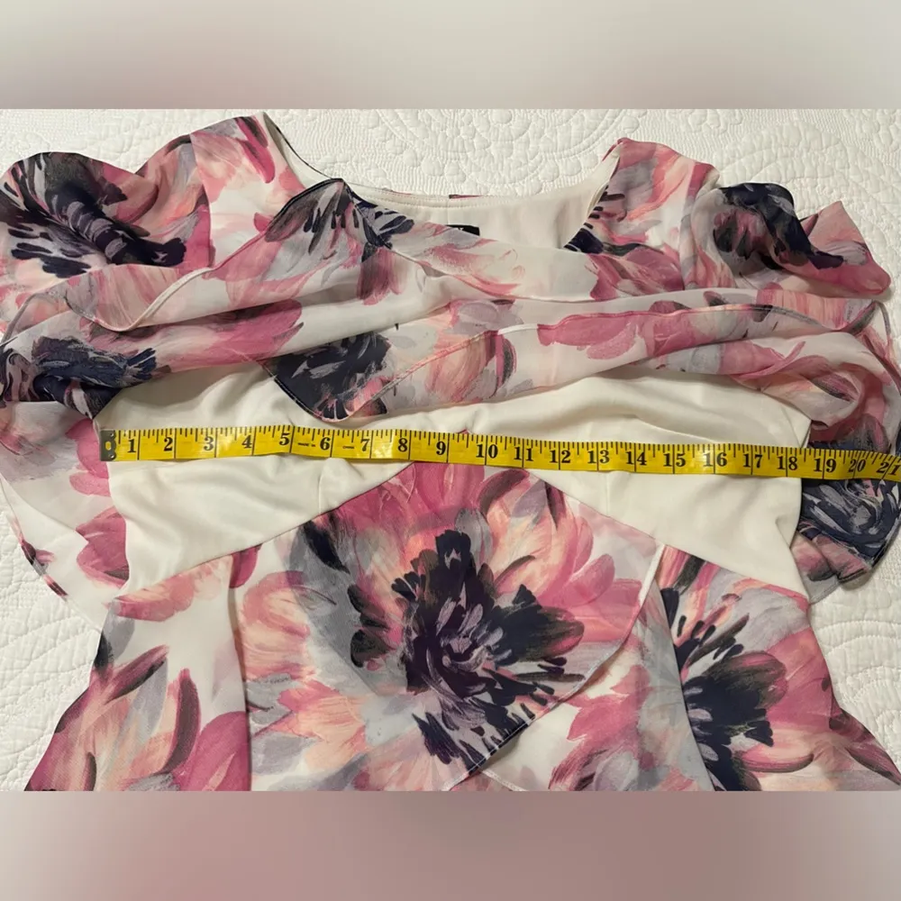 SLNY Tiered dress. Size 8 - Image 4