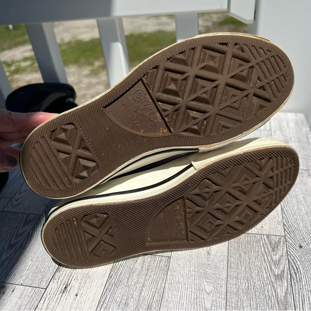 Converse Chuck Taylor 70 Hi Vintage Canvas Sneakers 'Ghosted' Men 5/ W7 Retro - Image 8